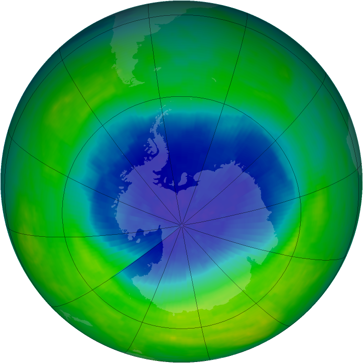 Ozone Map 1984-10-25